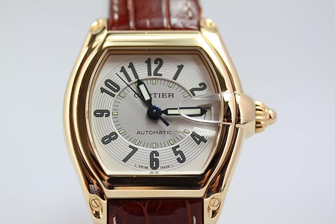 Amazon W1 Cartier カルティエ 腕時計 ロードスター 18kイエローゴールド 茶革 自動巻き メンズ 中古 メンズ腕時計 腕時計 通販