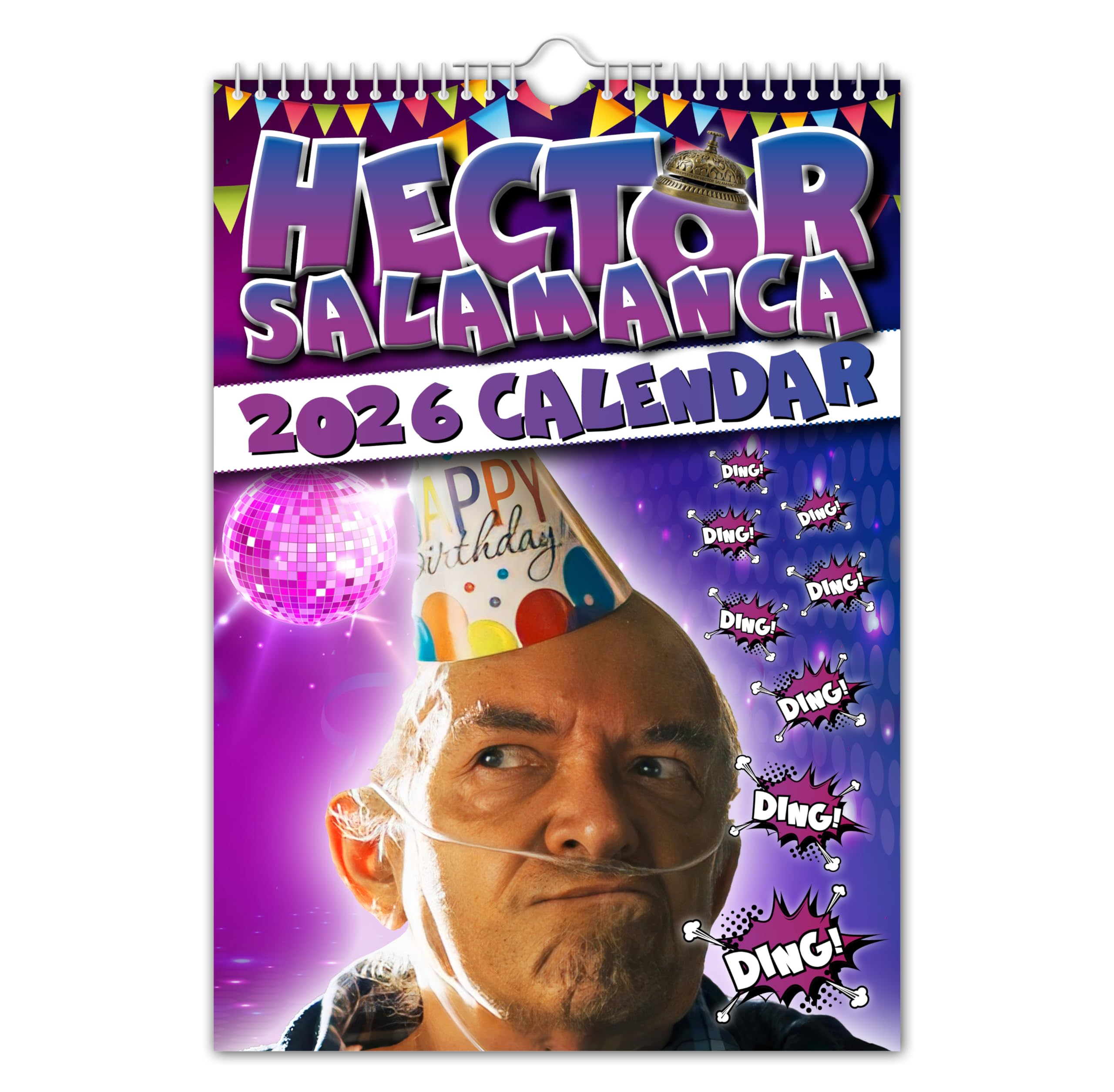 The Calendar King // Hector Salamanca - A4 Size 2026 Wall Calendar