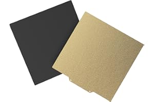 FUGACITY Double Sided Textured PEI Sheet 235mmx235mm for Neptune 3 Pro/Neptune 4/Kobra/Creality Ender 3/Ender 3 Pro/Ender 3 V2/Ender 3 S1/Ender 3 S1 Pro/Ender 3 Neo/Ender 3 V2 Neo 3D Printer