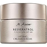 M. Asam Resveratrol Premium Lifting Cream (1.69 fl oz) - Anti-Aging Face Moisturiser, Resveratrol Day and Night Cream, Hydrating Skin Care with Peptides, Vegan Face Cream