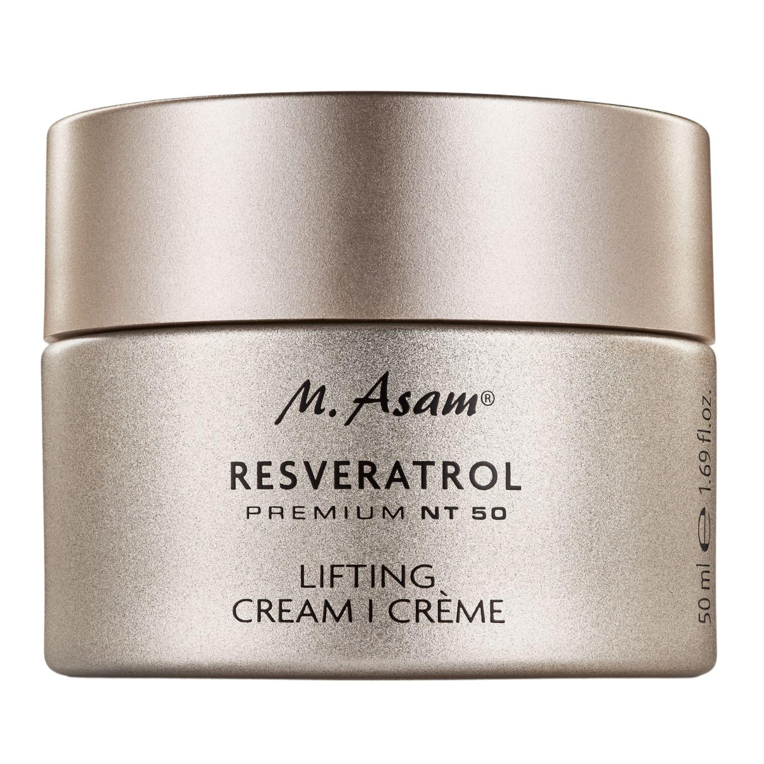 M. Asam Resveratrol Premium Lifting Cream (50ml) - Anti-Aging Face Moisturiser, Resveratrol Day and Night Cream, Hydrating Skin Care with Peptides, Vegan Face Cream