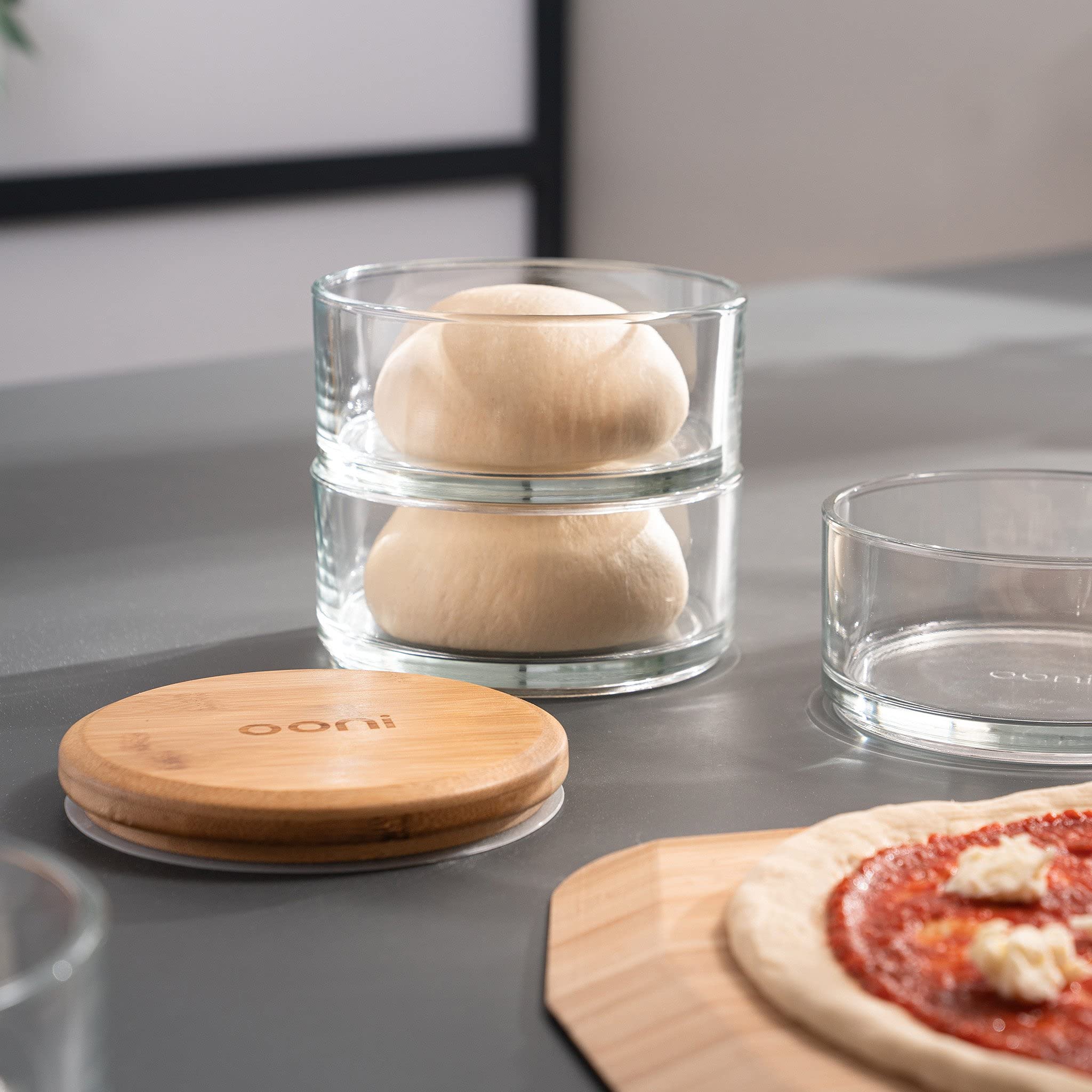Mua ooni Glass Storage Bowls with Lid -Glass Stackable Storage ...