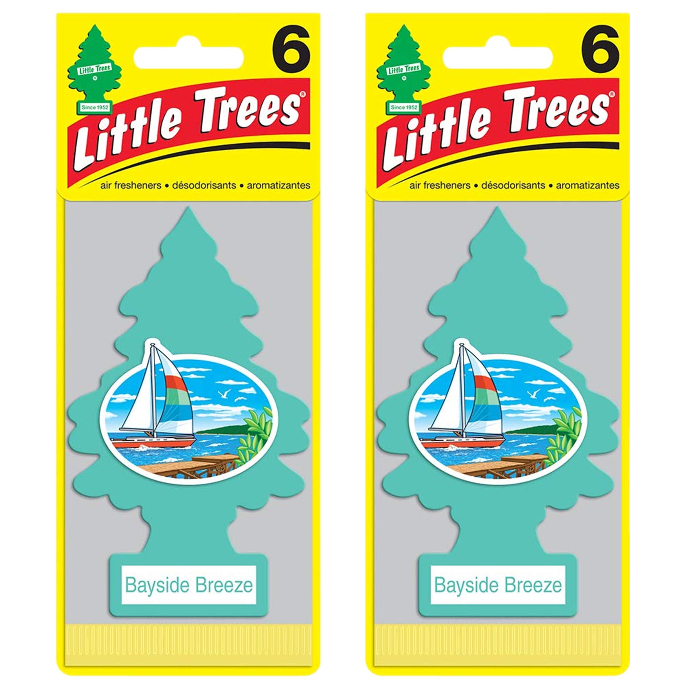 Mua Little Tree Air Freshener [Bayside Breeze 6pac] Value Set of 6