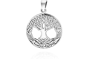 AeraVida Amazing Rare Celtic Tree of Life .925 Sterling Silver Pendant | Christmas Pendent