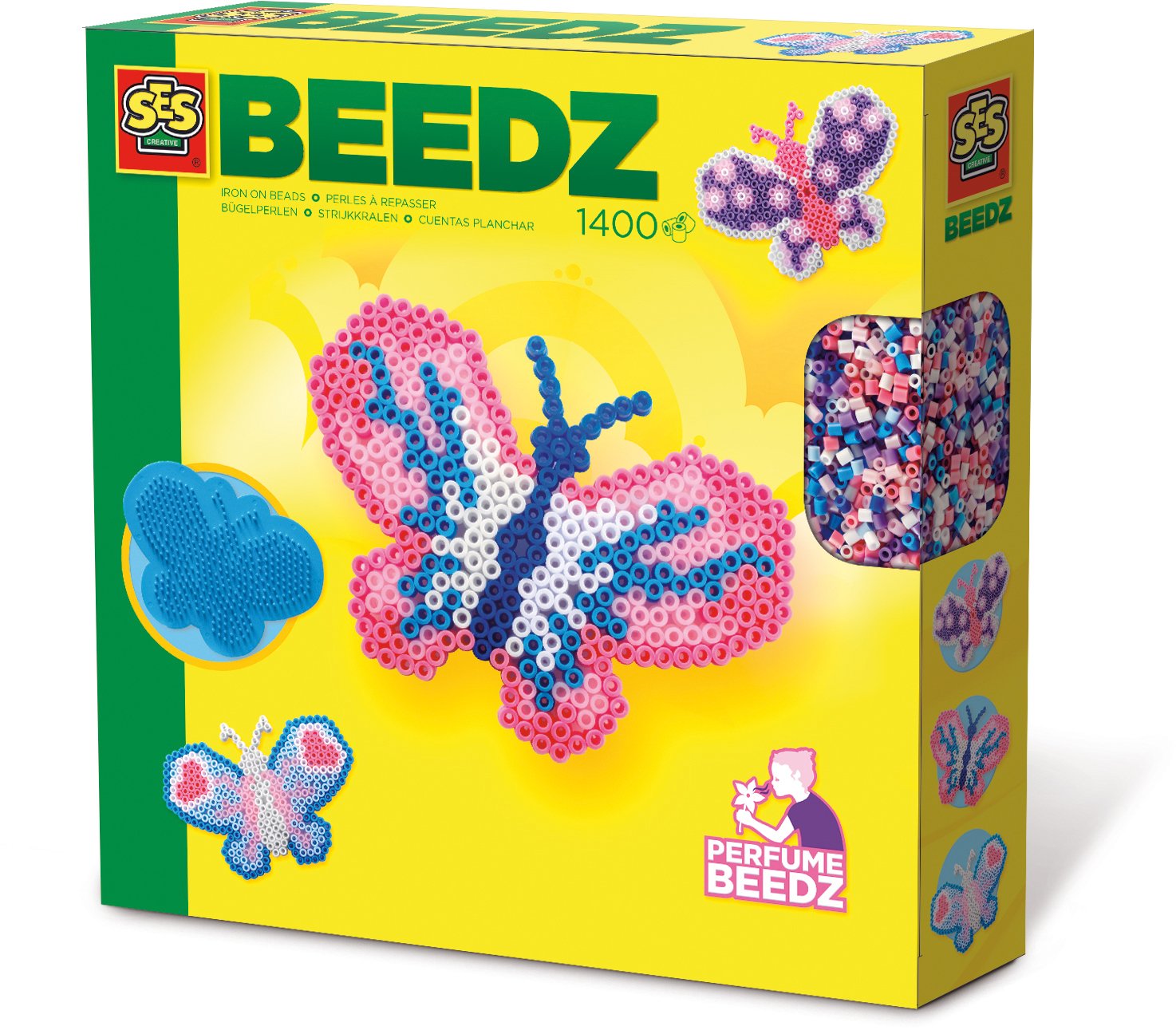 SES Creative 06107 Children's Iron-on Beads Butterfly Set — image 1