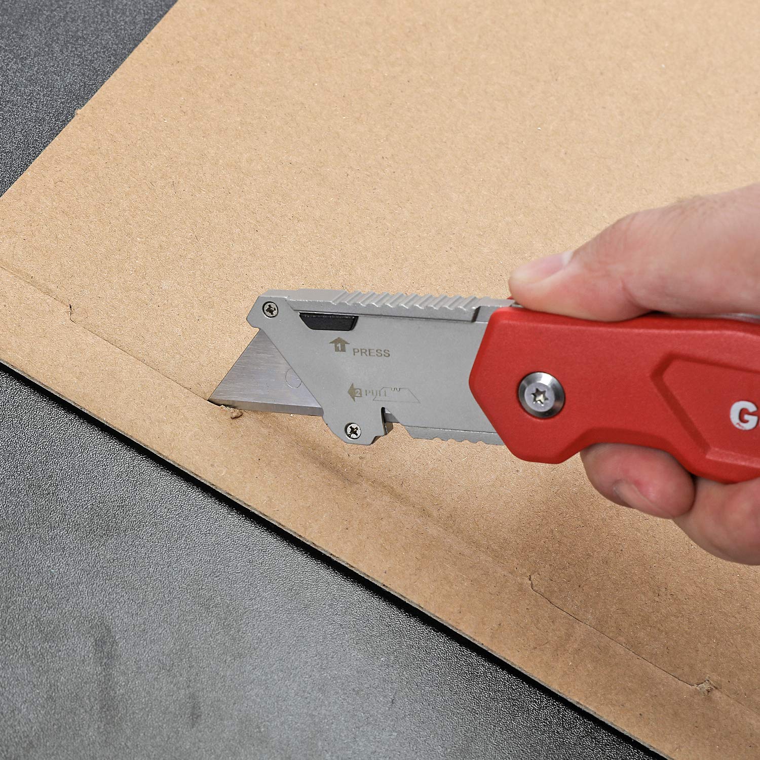 WORKPRO Cuttermesser Klingen 18mm 100 Stück für Profis, gehärtet & extrem scharf Ersatzklingen aus SK5, Abbrechklingen für Teppichmesser Cuttermesser inkl. 10 unabhängige Box 8