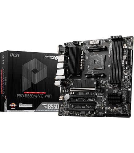 Amazon.com: MSI AMD B550M PRO-VDH WiFi Socket AM4 Micro ATX DDR4