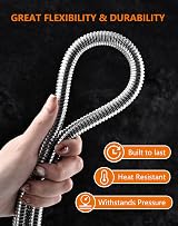 GRIFEMA G851-30 Shower Hose 3m Stainless Steel Anti-Kink Universal G1/2 Chrome view 5