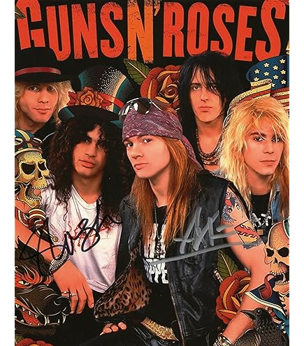 Amazon.com: Large Framed Guns 'n Roses Axl Rose 1992 Use Your