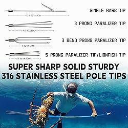 SINGMATOOLS Spearfishing Pole Hawaiian Sling
