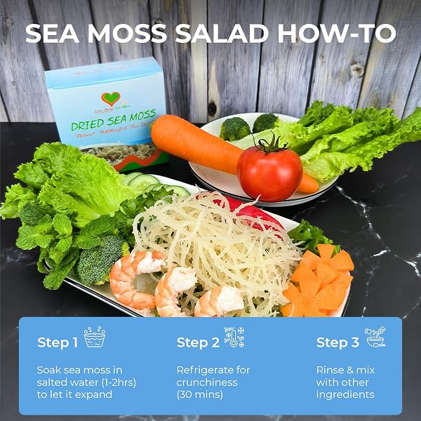 LAM HONG SEA MOSS DRIED 4OZ – MAKE OWN SEA MOSS GEL ORGANIC RAW, ADD TO SALAD, SUN-DRIED, WILD HARVESTED FOR HIGH EXPANSION & NATURAL FLAVOR, IODINE & MINERALS, SUPPORTS WELLNESS, VIETNAMESE SEA MOSS.