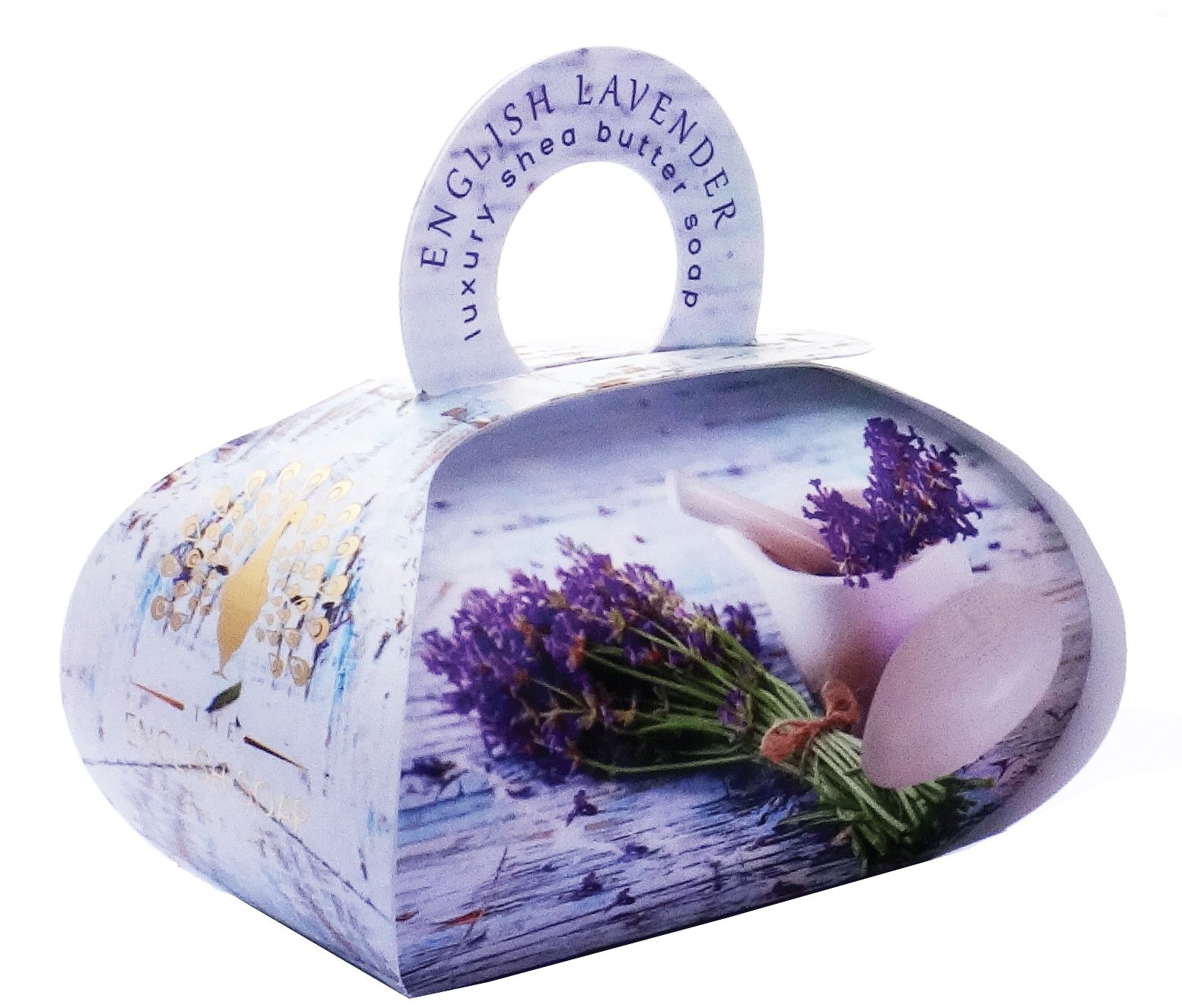 The English Soap Company, Large Gift Bag Bath Soap, English Lavender, 260g