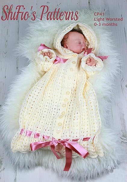 crochet baby sleeping bag