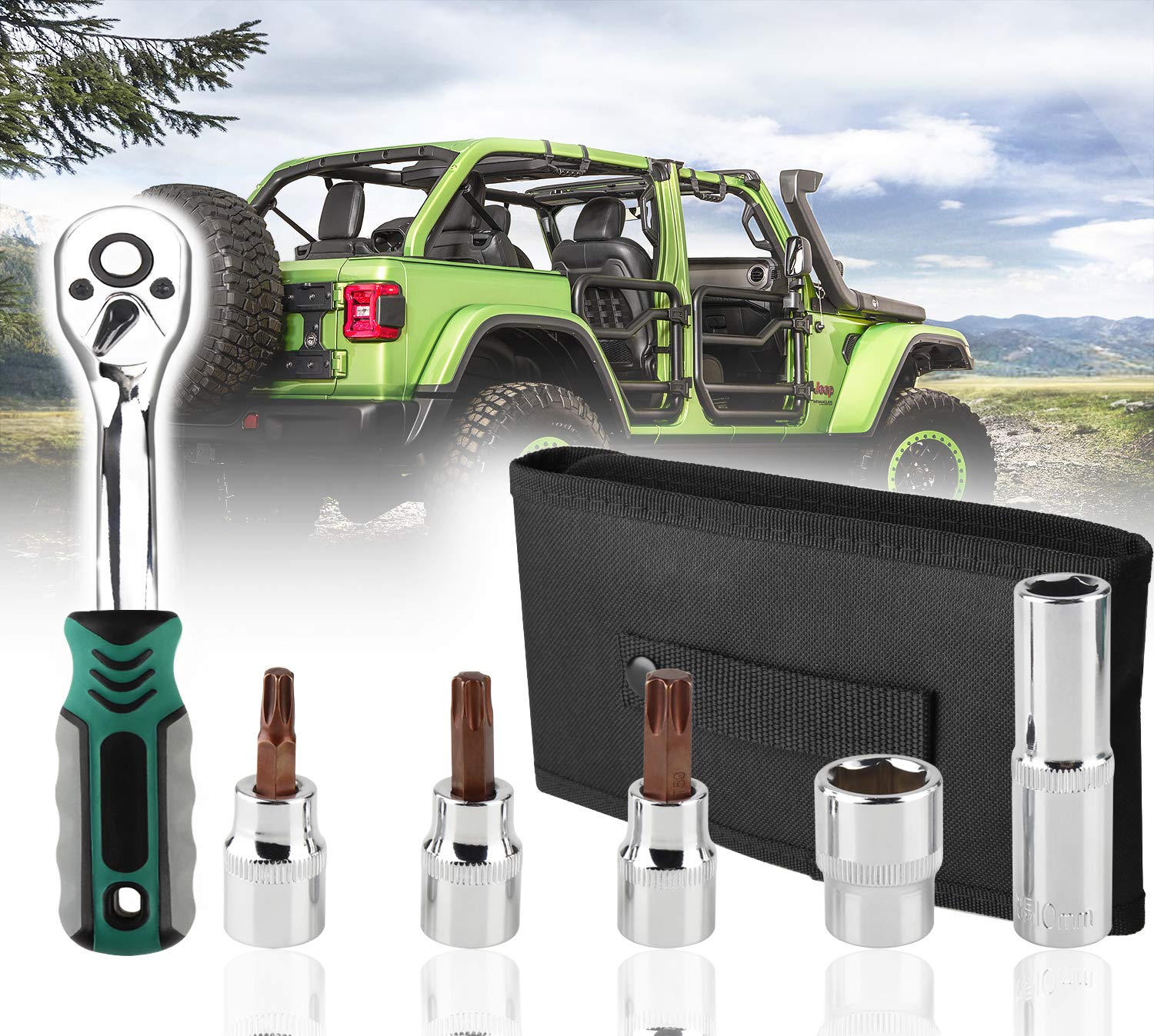 Buy Torx Tool Kit Compatible With Jeep Wrangler for Hardtop and Doors
