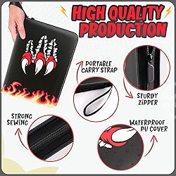 Card Binder 4-Pockets, 400 Pockets Card Holder with