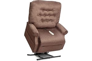 PRIDE MOBILITY Pride LC-358XXL (600 Lbs. Weight Capacity) Heritage 2-Position Lift Chair with Inside Delivery and Setup Option (Cloud 9 Walnut, Inside Delivery and Setup)