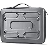 DOMISO 17 inch Laptop Sleeve with Handle Shockproof Waterproof EVA Protective Case for 17.3" ZBook Fury 17.3 G8/MSI GS73VR Stealth Pro/HP Envy 17/LG Gram 17"/ROG Strix GL702VS, Dark Grey