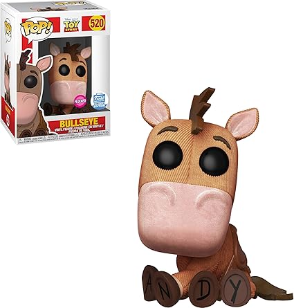toy story bullseye flocked funko pop