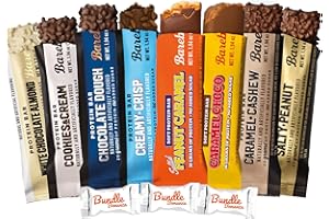 Barebells PROTEIN Bar VARIETY Pack, Best Flavors, 8 Count, 1.9oz Bars W/Bundle Bonanza Candy
