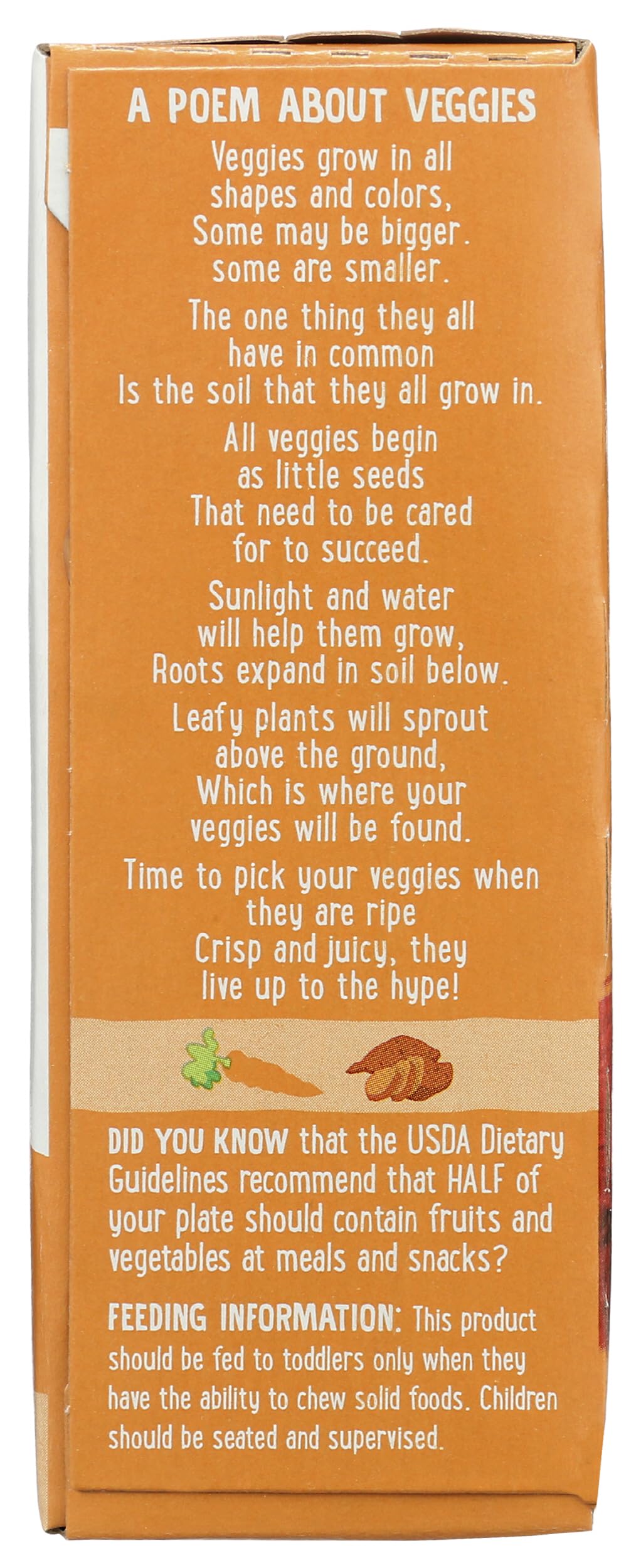 EARTHS BEST Organic Swt Pto Crrt Snny Day Bars, 0.67 Ounce (Pack of 7)