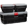 Rubberaid ActionPacker 48 Gal With 8 Gal Containers Nested, Lockable