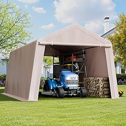 VEVOR Outdoor Storage Shed, 10 x 15 ft Portable