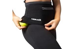 Nebudo Tennis Ball Band Holder Pickleball Tennis Balls Pickleballs Holding Accessory for Women Skirt Men Waist Hip Bags Acces