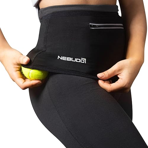 Porte-Balles De Tennis Ajustable Avec Poche - Sac Mesh Léger Pour 8-10 Balles - Idéal Tennis, Pickleball, Golf