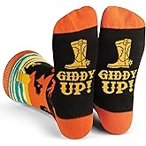 Lavley Fun Western Socks – Gifts for Cowboys, Cowgirls & Country Fans – Great for Rodeo, Line Dancing & Country Music Lovers