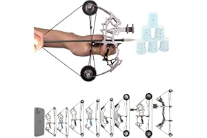 CENWTY Compound Bow and Arrows Set for Archery Target Shooting Small Hunting Games PocketBow Survival Bow Gift LTH/RTH