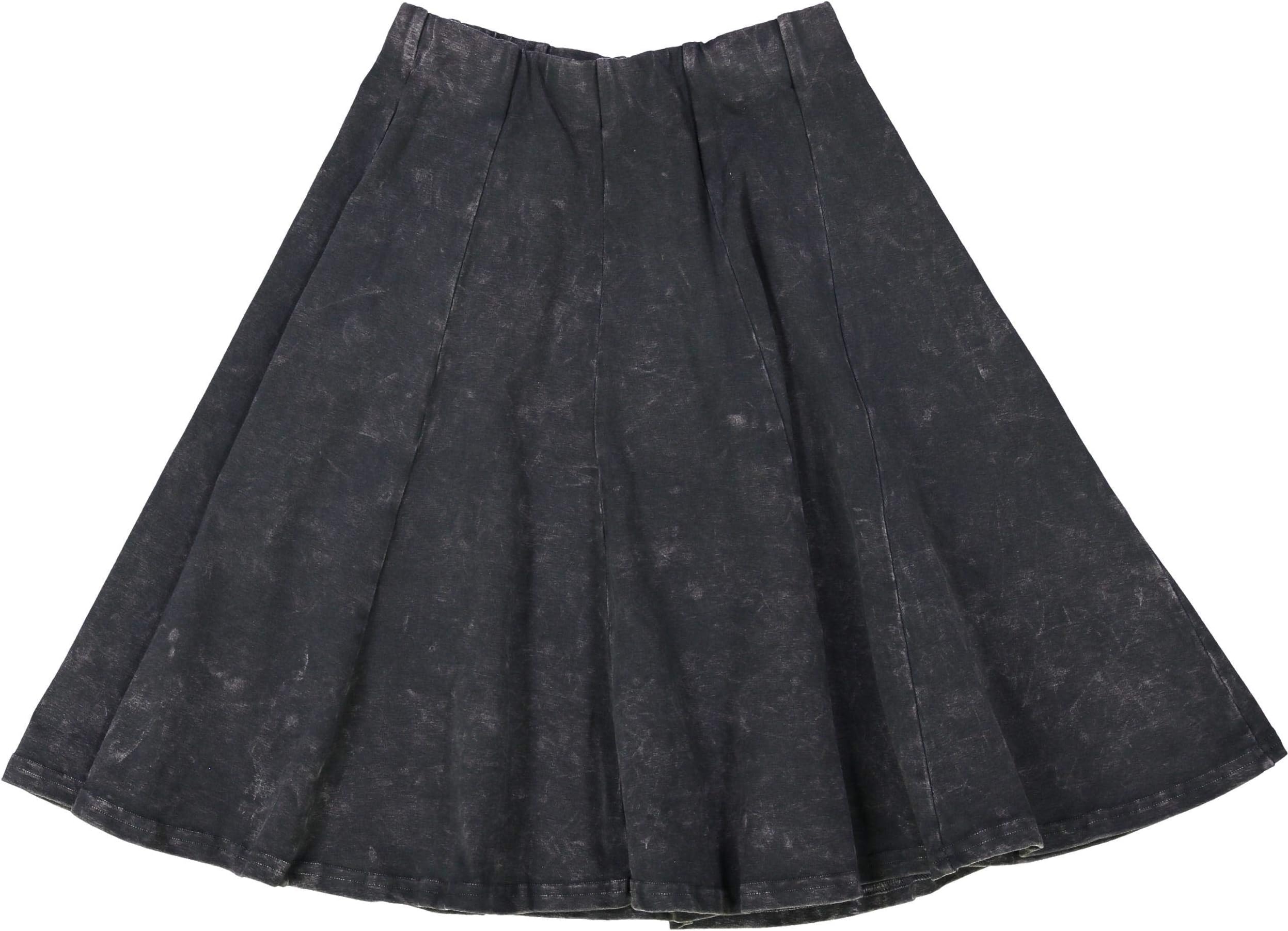 KIKI RIKI Girls Stonewash Panel Skater Skirt - 41458