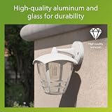 Philips MyGarden Creek Outdoor Wall Light White 60W E27 view 6