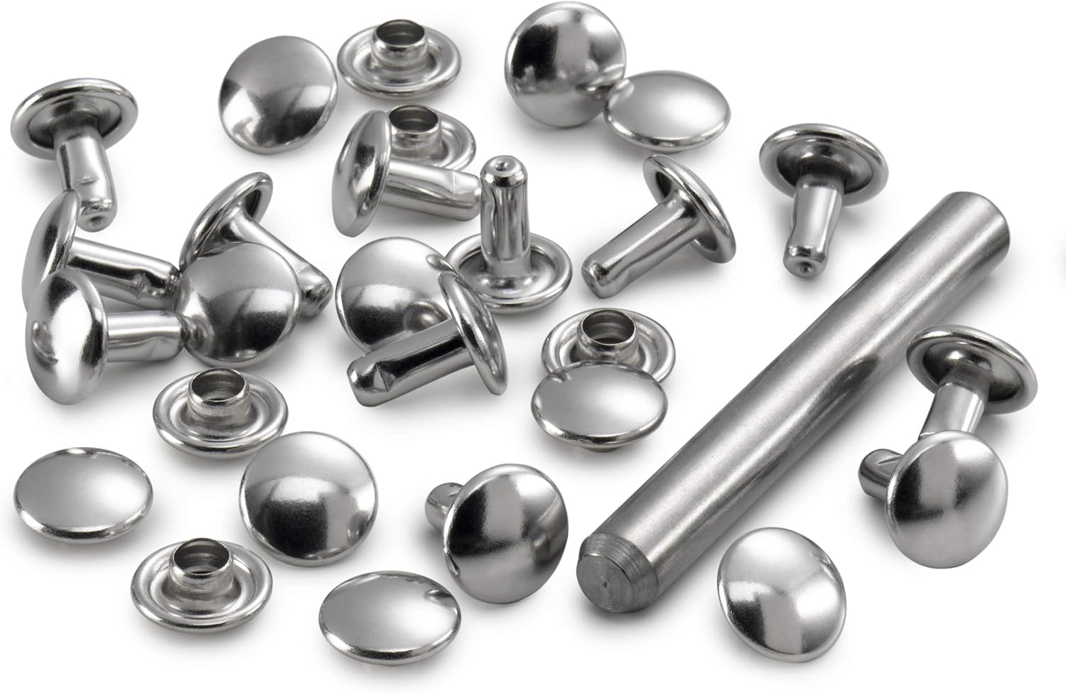 Prym - Prym Silver (3 - 4mm) Tubular Rivets - 1 Count, 14 x 5.8 x 1.8 cm - Image 4