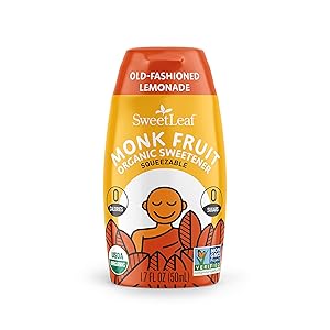 SweetLeaf Organic Monk Fruit Liquid, Water Enhancer, Old Fashioned Lemonade, 1.7 Ounce