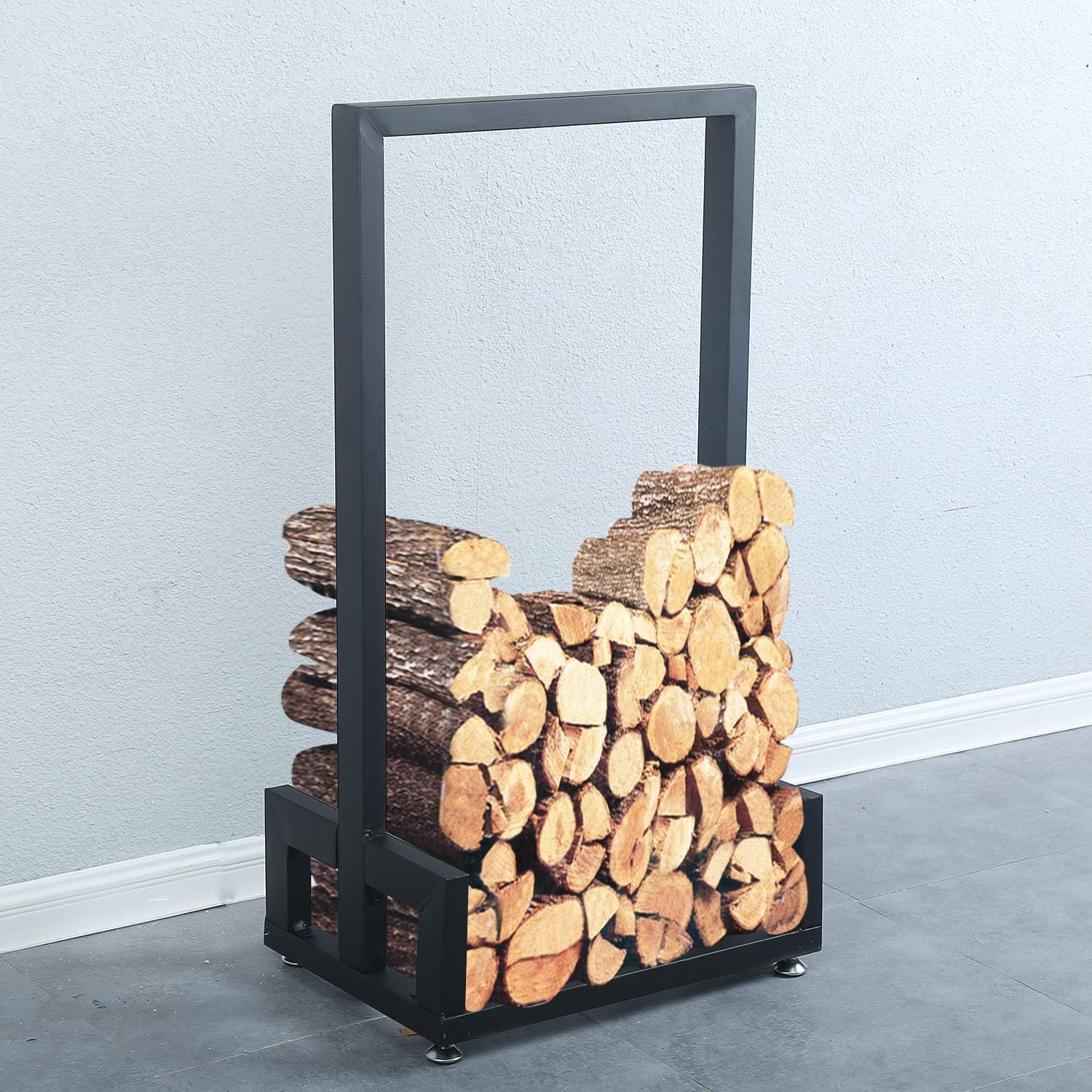 Ufuns Industrial & Rustic Heavy Duty Firewood Log Rack for Home Fire