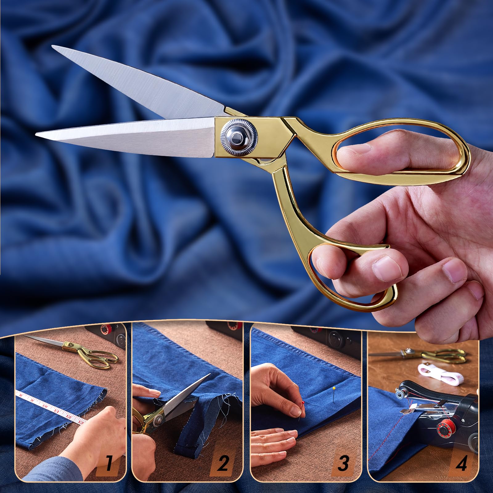 Handheld Sewing Machine with Black Storage Case and 109-Piece Sewing Kit, Mini Portable Cordless Hand Sewing Machine, Ideal for Adults & Beginners, Complete Set of Quick Home Clothing Repair Tools