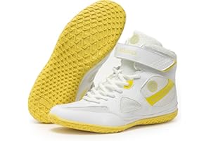 Yes! Athletics Champion1 Wrestling Shoes for Women and Girls - Lightweight, Durable Athletic Shoes for Boxing, Weightlifting, MMA, Kickboxing, Powerlifting and Gym Training