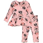 Disney Minnie Mouse Winnie the Pooh The Aristocats Lilo & Stitch Stitch Peplum T-Shirt and Pants Newborn to Big Kid