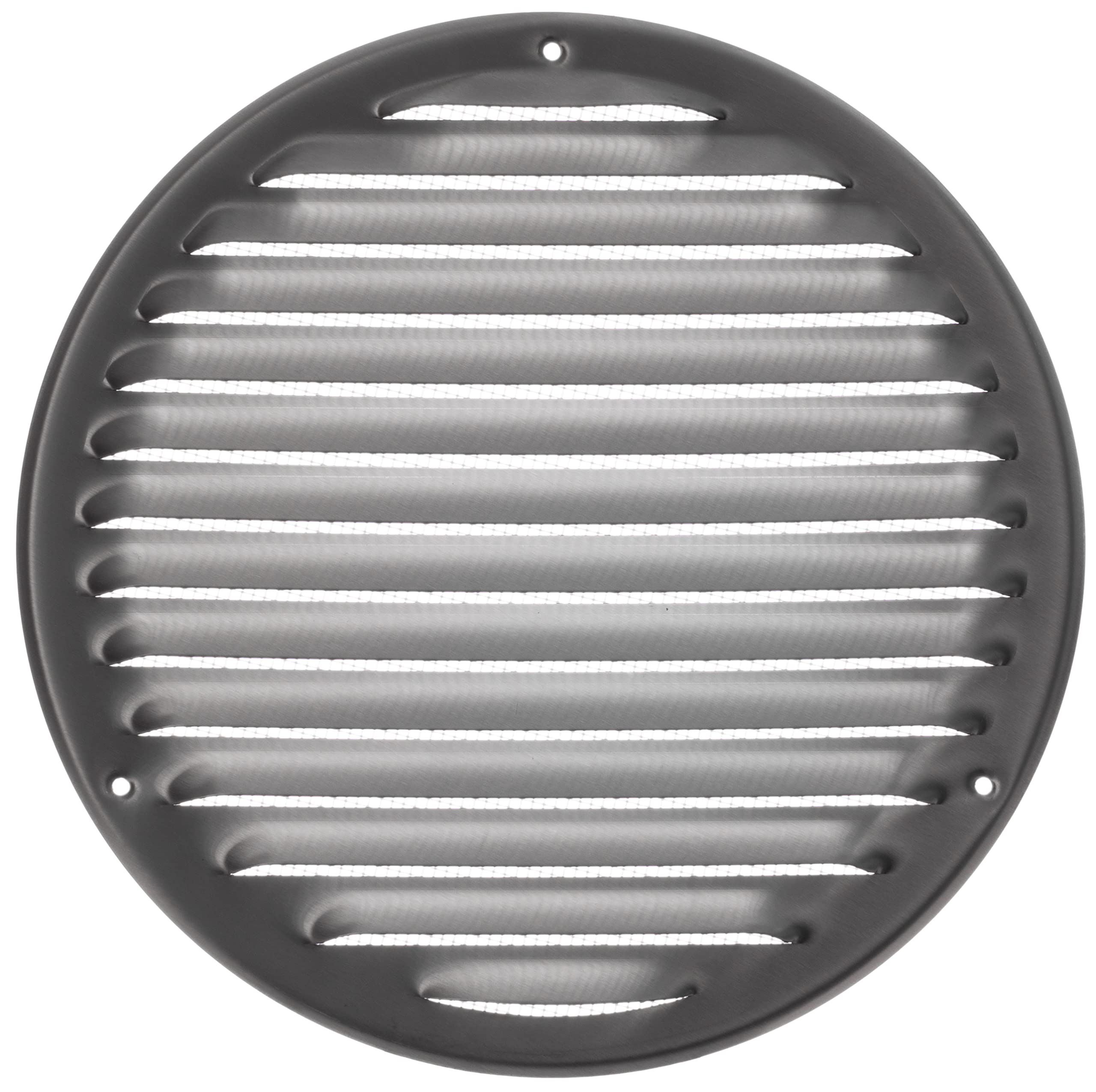 LIRAST 200mm Vent Cover Stainless Steel - 8 inch Wall Vent Cover with Insect Mesh - Round Ceiling Soffit Vents - External Vent Cover - Metal Ventilation Grilles - Air Vent Covers for Walls