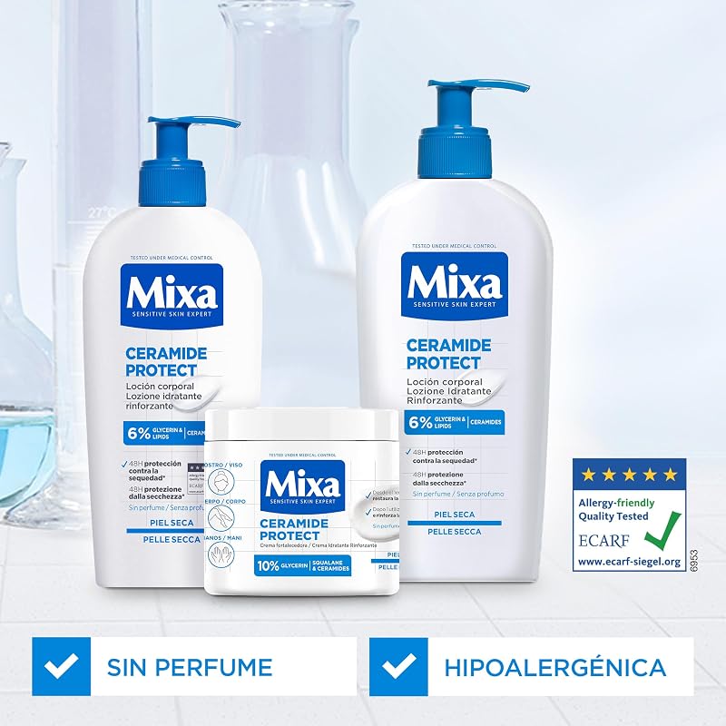 Ceramide Protect Crema Corporal Hidratante para Pieles Muy Secas 400ml