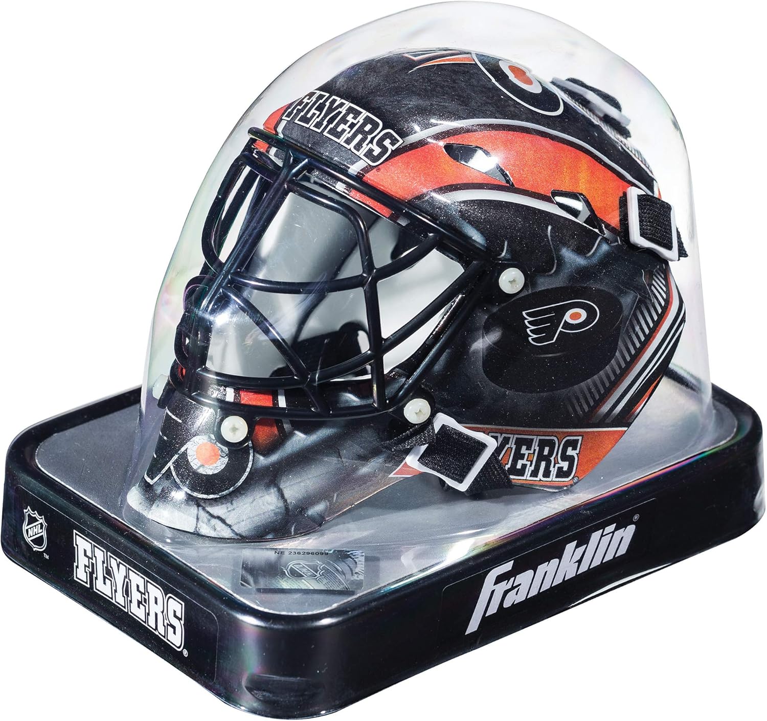 Franklin Sports Pittsburgh Penguins NHL Team Logo Mini Hockey Goalie Mask with Case - Collectible Goalie Mask with Official NHL Logos and Colors : Field Hockey Goaltenders Helmets : Sports & Outdoors