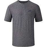 BASSDASH Men’s UPF 50+ Short Sleeve Fishing Shirts Performance Cooling UV Sun Protection Hiking T-Shirts