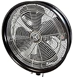 HydroMist 18" Shrouded Oscillating Misting Fan with