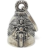 Bravo Bells - Motorcycle Angel Biker Bell Accessory or Key Chain for Luck on the Road - Made in the USA