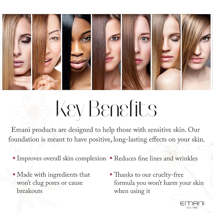 emani hydrawear 12hr liquid foundation