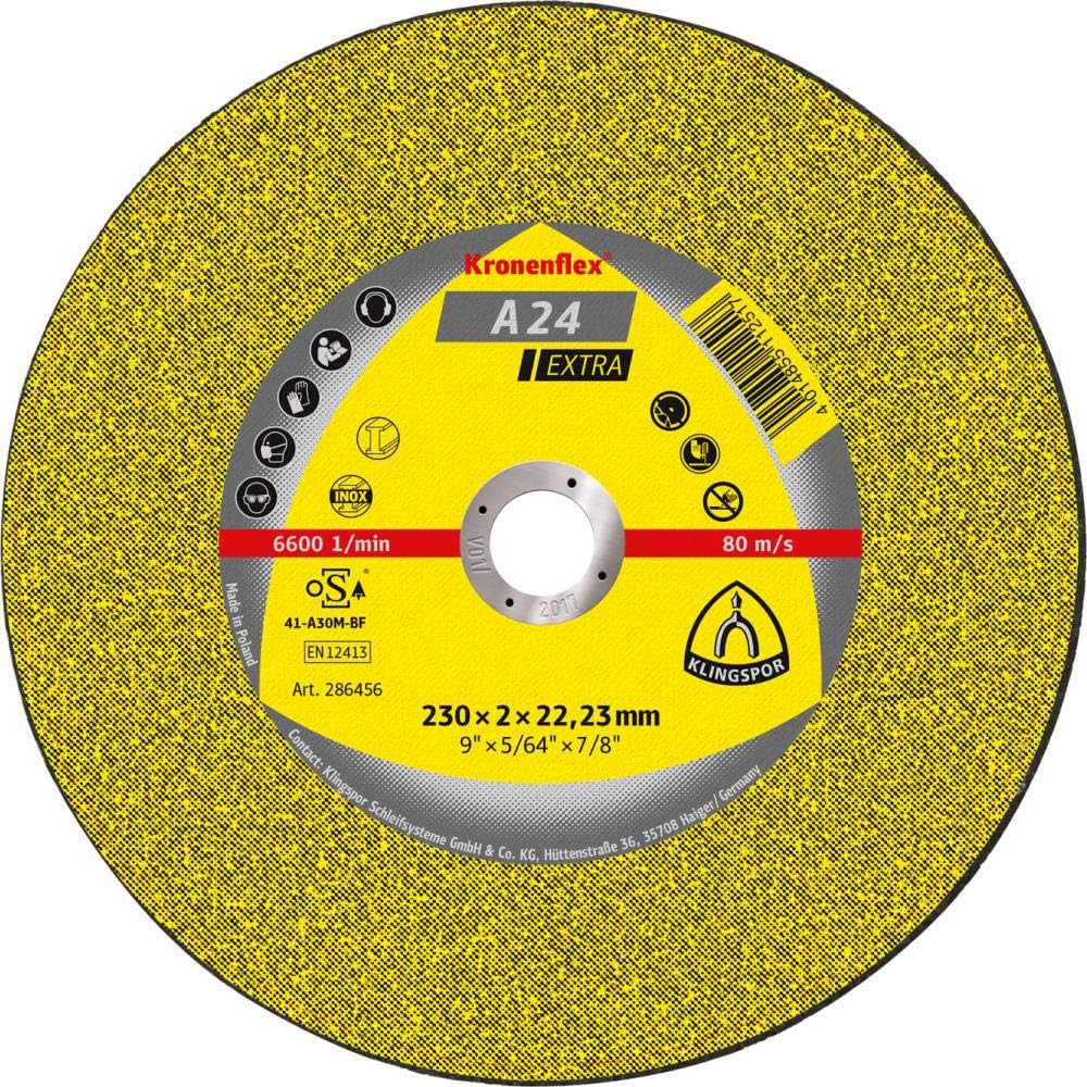 Klingspor A 24 EX Cutting Disc 125 x 2,5 x 22,23 mm gekrümmt 1 Stück