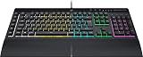 Corsair K55 RGB Pro Membrane Keyboard IP42 Dust Resistant UK Layout QWERTY view 9
