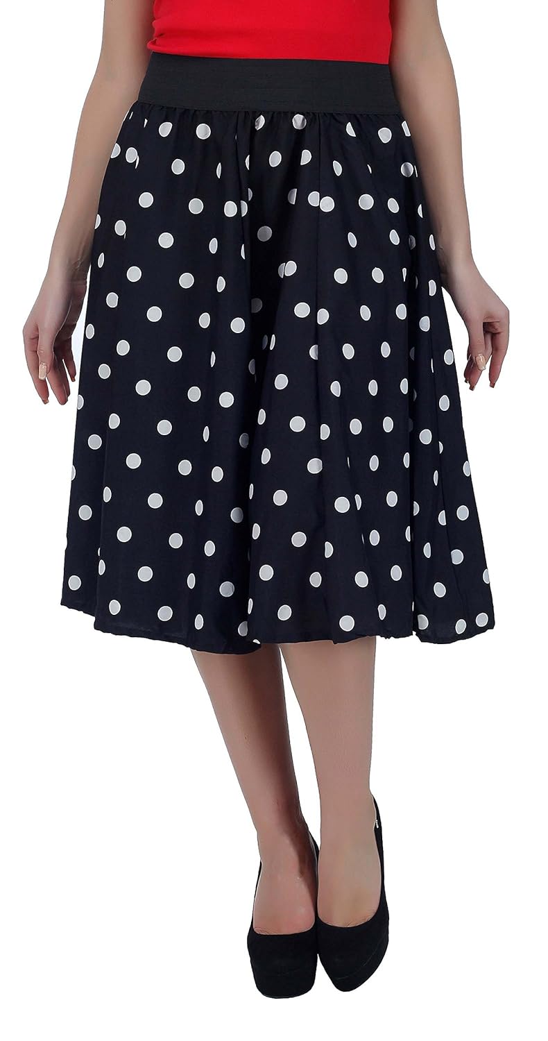 small polka dot print culotte