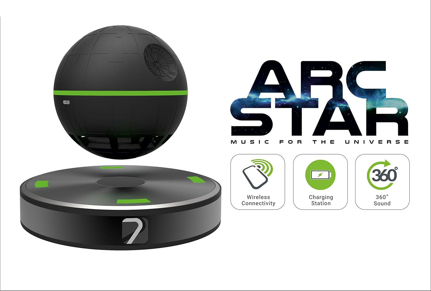 arc star floating bluetooth speaker