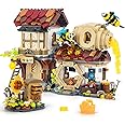 HIGH GODO Honey Workshop Mini Building Set, MOC Creative DIY Simulation Architecture Toy, Collectible for Adults, Kids 8-12, NOT Compatible with Classic Bricks (1242 Pieces)